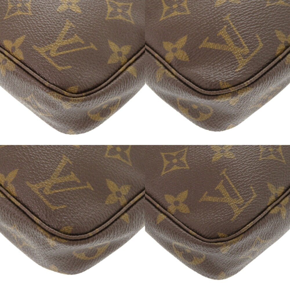 LOUIS VUITTON Authentic Brown Monogram Pochette Pouch - Picture 4 of 10
